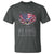 America Land of No Kings T Shirt Because of the Brave We The People Patriotic Eagle - Wonder Print Shop