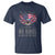 America Land of No Kings T Shirt Because of the Brave We The People Patriotic Eagle - Wonder Print Shop
