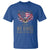 America Land of No Kings T Shirt Because of the Brave We The People Patriotic Eagle - Wonder Print Shop