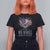 America Land of No Kings T Shirt For Women Because of the Brave We The People Patriotic Eagle - Wonder Print Shop