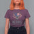 America Land of No Kings T Shirt For Women Because of the Brave We The People Patriotic Eagle - Wonder Print Shop