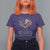 America Land of No Kings T Shirt For Women Because of the Brave We The People Patriotic Eagle - Wonder Print Shop