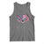 America Land of No Kings Tank Top Because of the Brave We The People Patriotic Eagle - Wonder Print Shop
