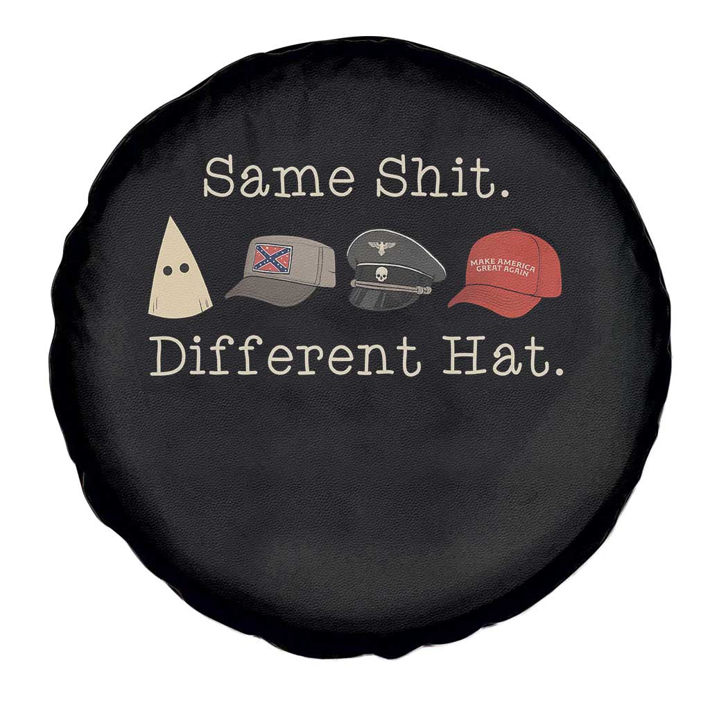 Same Shit Different Hat Spare Tire Cover - Wonder Print Shop