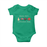 Same Shit Different Hat Baby Onesie - Wonder Print Shop