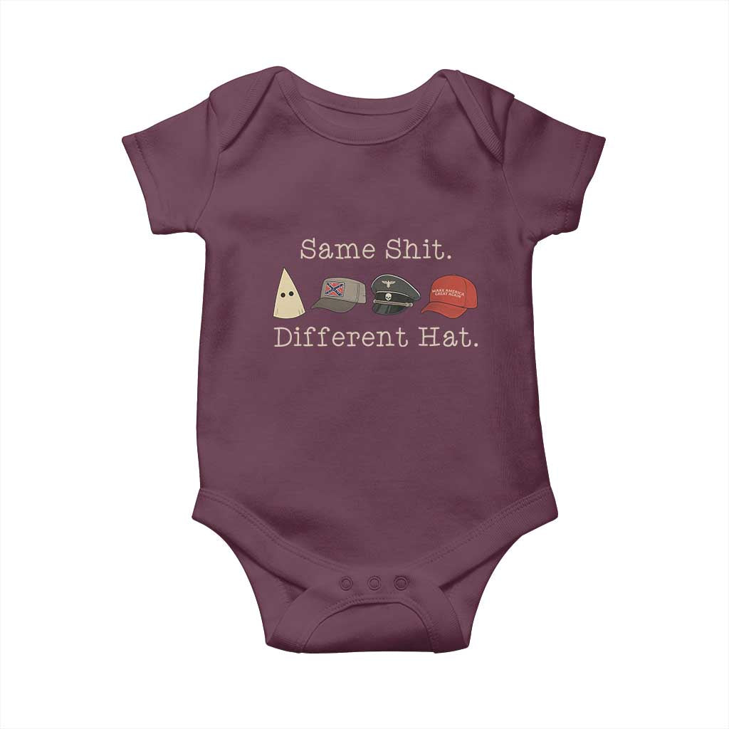 Same Shit Different Hat Baby Onesie - Wonder Print Shop