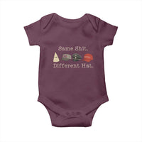 Same Shit Different Hat Baby Onesie - Wonder Print Shop