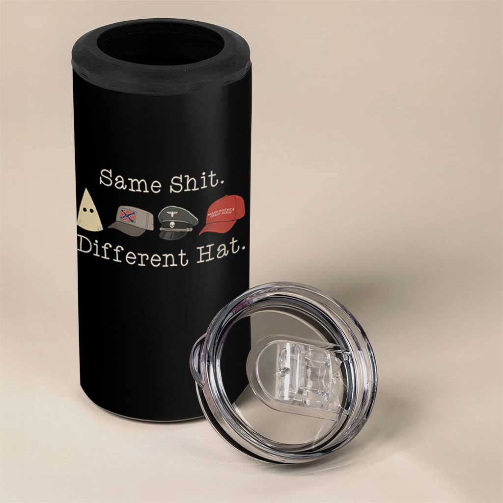 Same Shit Different Hat 4 in 1 Can Cooler Tumbler - Wonder Print Shop