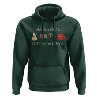 Same Shit Different Hat Hoodie - Wonder Print Shop