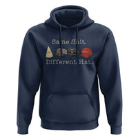 Same Shit Different Hat Hoodie - Wonder Print Shop