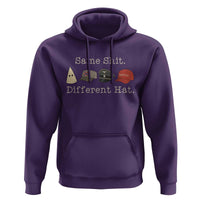 Same Shit Different Hat Hoodie - Wonder Print Shop