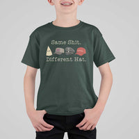 Same Shit Different Hat T Shirt For Kid - Wonder Print Shop