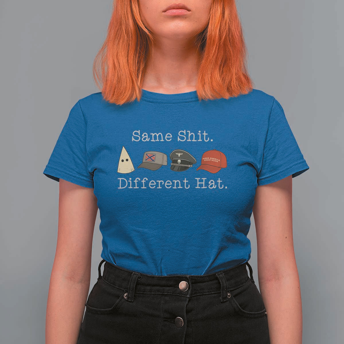 Same Shit Different Hat T Shirt For Women - Wonder Print Shop