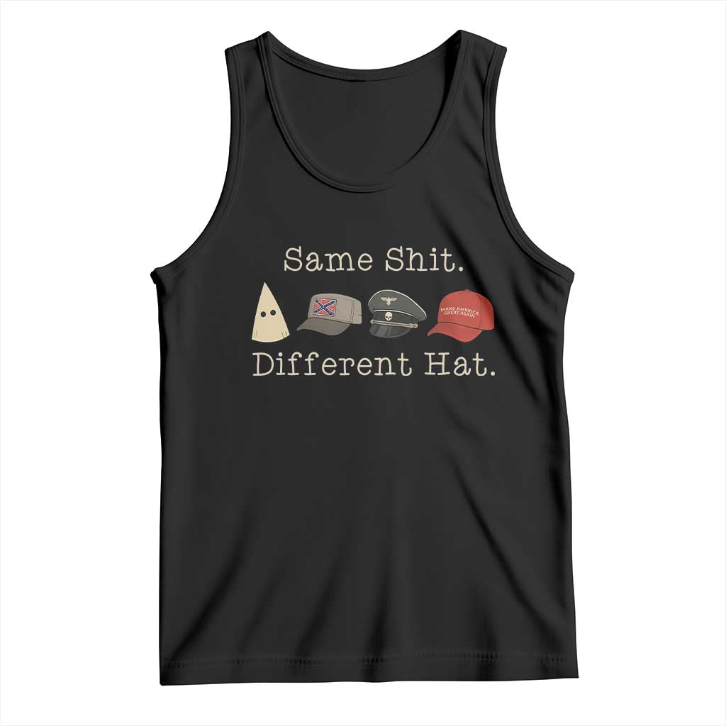 Same Shit Different Hat Tank Top - Wonder Print Shop