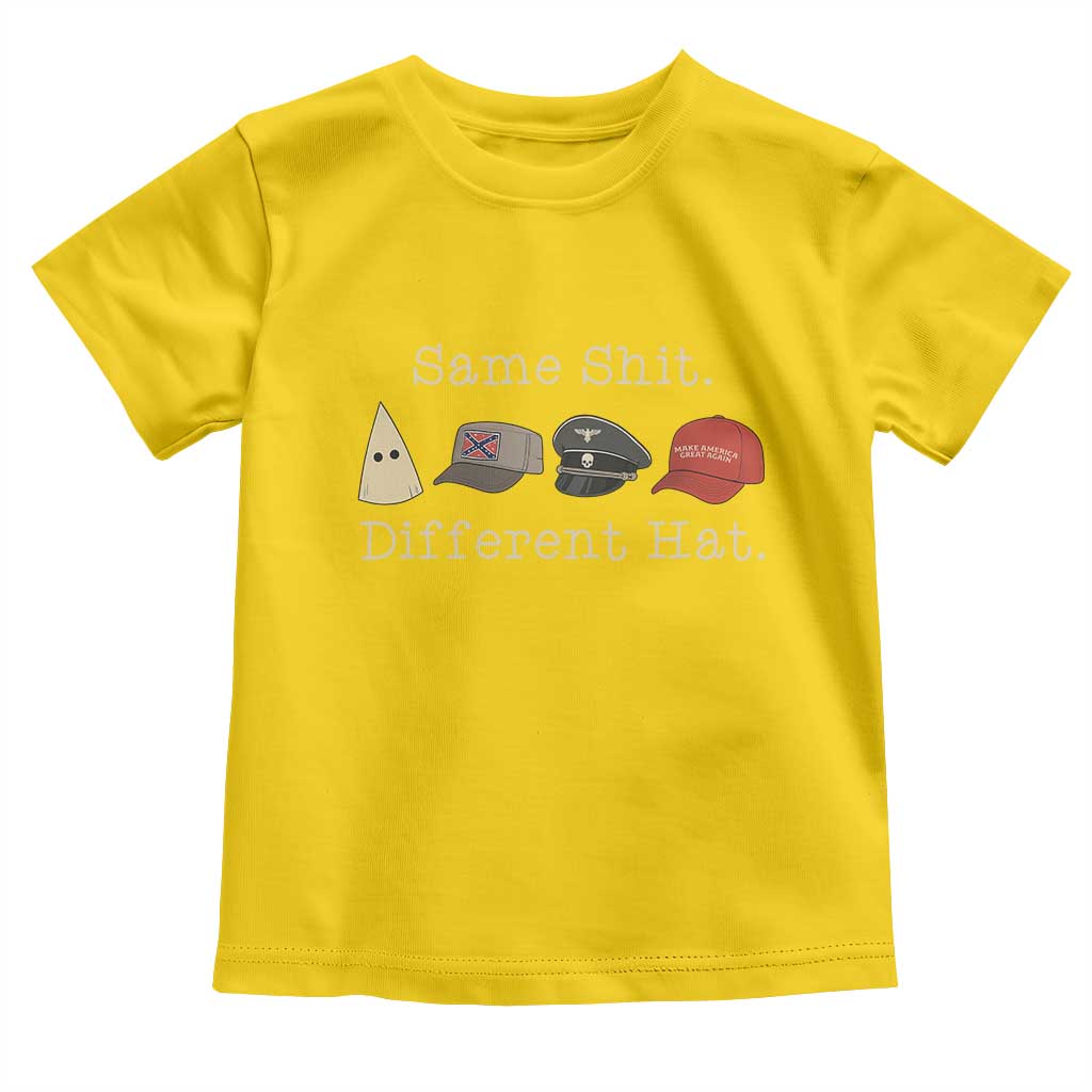 Same Shit Different Hat Toddler T Shirt - Wonder Print Shop