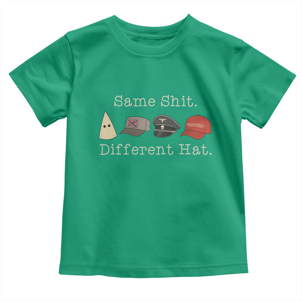 Same Shit Different Hat Toddler T Shirt - Wonder Print Shop