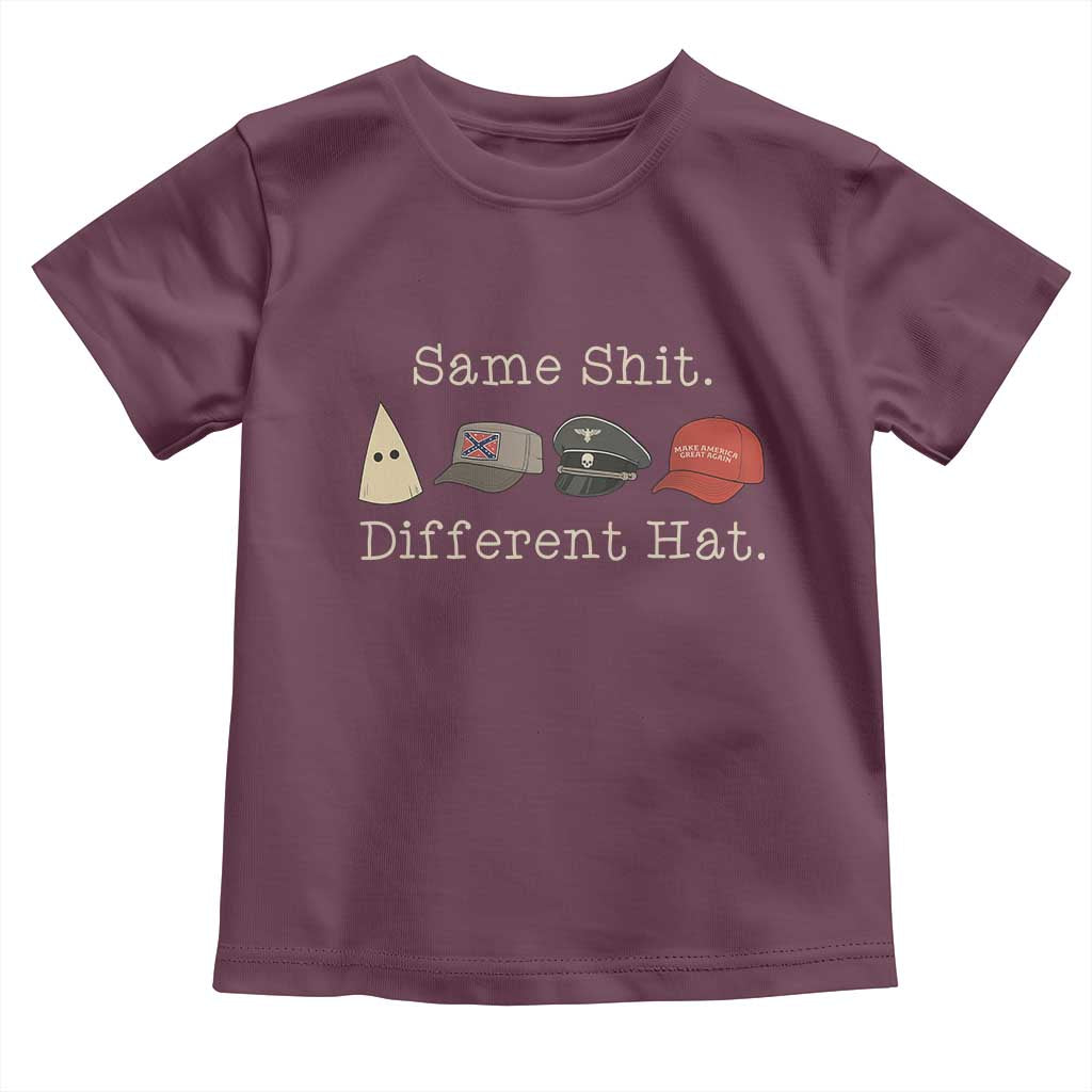 Same Shit Different Hat Toddler T Shirt - Wonder Print Shop