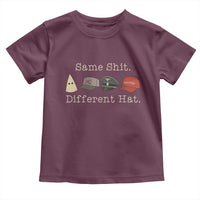 Same Shit Different Hat Toddler T Shirt - Wonder Print Shop