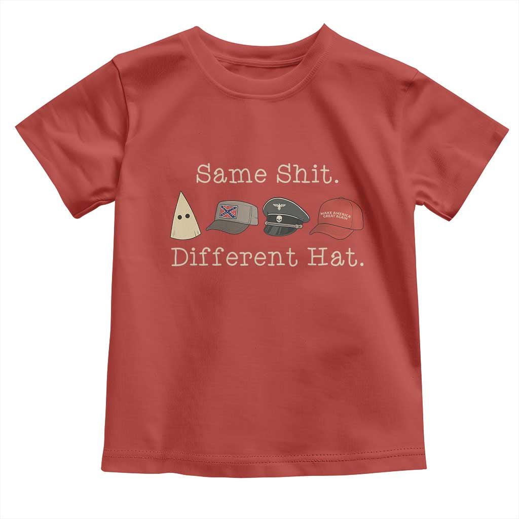 Same Shit Different Hat Toddler T Shirt - Wonder Print Shop