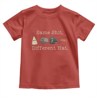 Same Shit Different Hat Toddler T Shirt - Wonder Print Shop