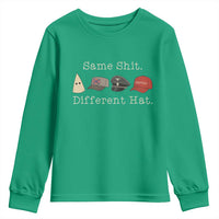 Same Shit Different Hat Youth Sweatshirt - Wonder Print Shop