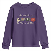 Same Shit Different Hat Youth Sweatshirt - Wonder Print Shop