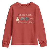 Same Shit Different Hat Youth Sweatshirt - Wonder Print Shop