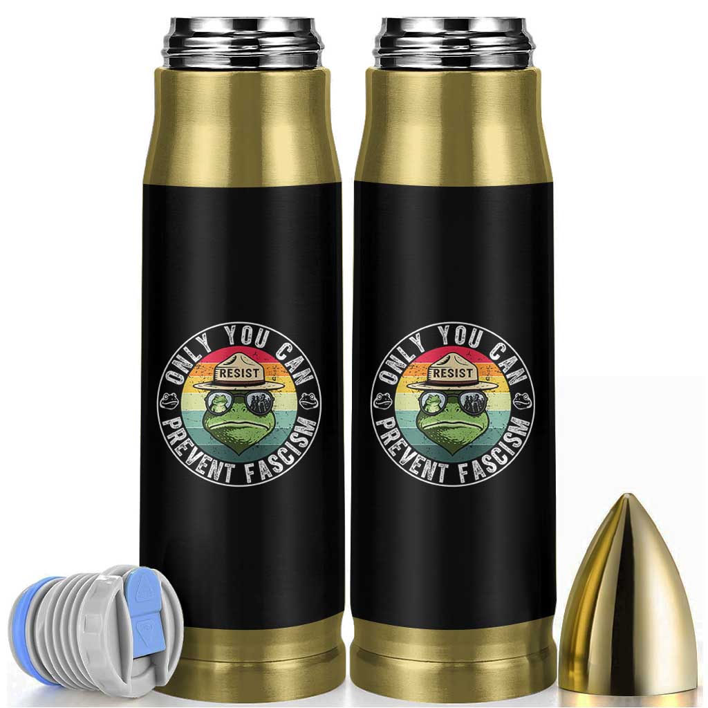 Only You Can Prevent Fascism Frog Resist Protest Bullet Tumbler Free Portland Oregon Freedom Retro - Wonder Print Shop