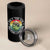 Only You Can Prevent Fascism Frog Resist Protest 4 in 1 Can Cooler Tumbler Free Portland Oregon Freedom Retro - Wonder Print Shop
