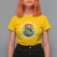 Only You Can Prevent Fascism Frog Resist Protest T Shirt For Women Free Portland Oregon Freedom Retro - Wonder Print Shop