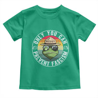 Only You Can Prevent Fascism Frog Resist Protest Toddler T Shirt Free Portland Oregon Freedom Retro - Wonder Print Shop