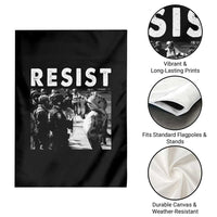 Portland Resist Frog Garden Flag Oregon Iconic Frogs Photo Protest Moment - Wonder Print Shop