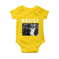 Portland Resist Frog Baby Onesie Oregon Iconic Frogs Photo Protest Moment - Wonder Print Shop