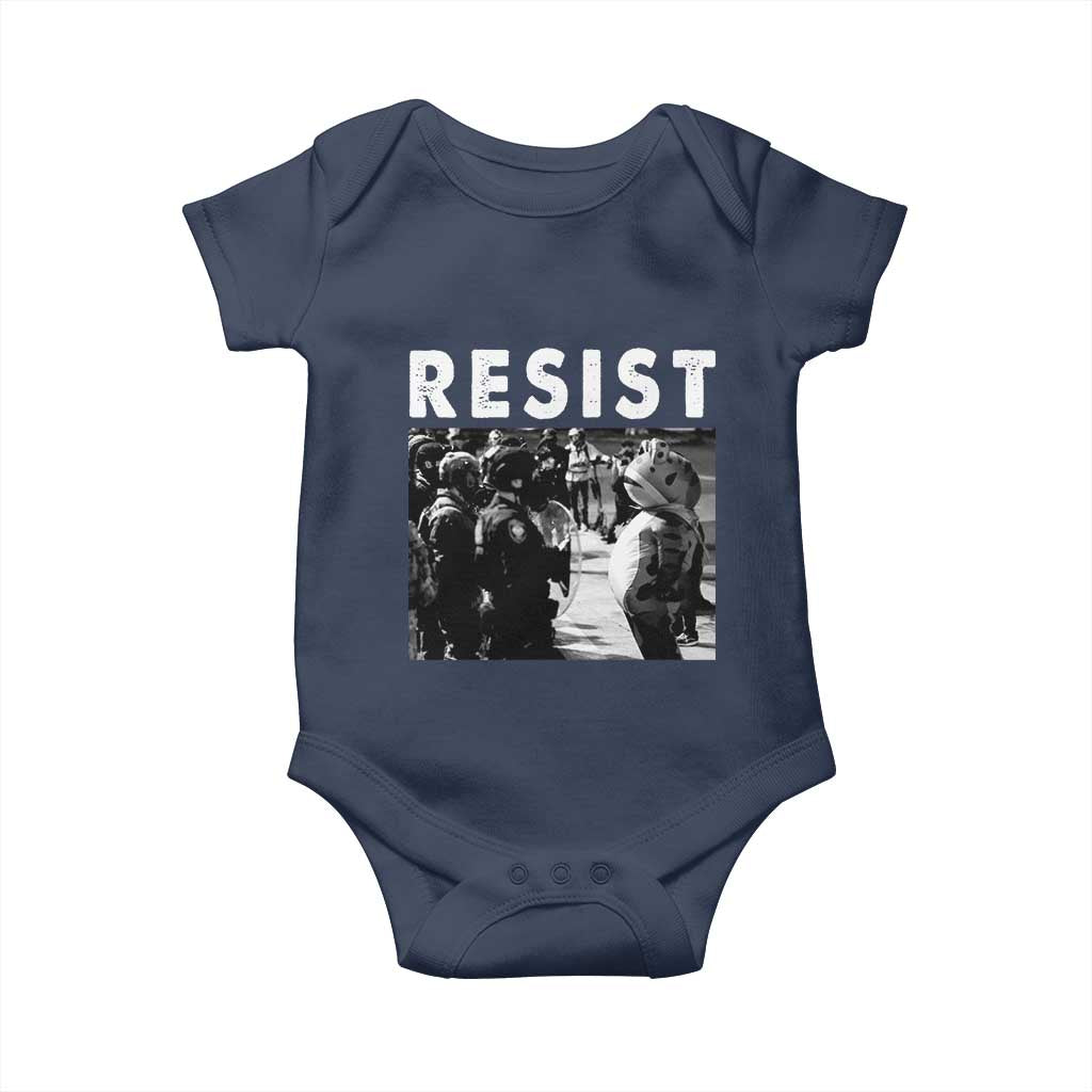 Portland Resist Frog Baby Onesie Oregon Iconic Frogs Photo Protest Moment - Wonder Print Shop