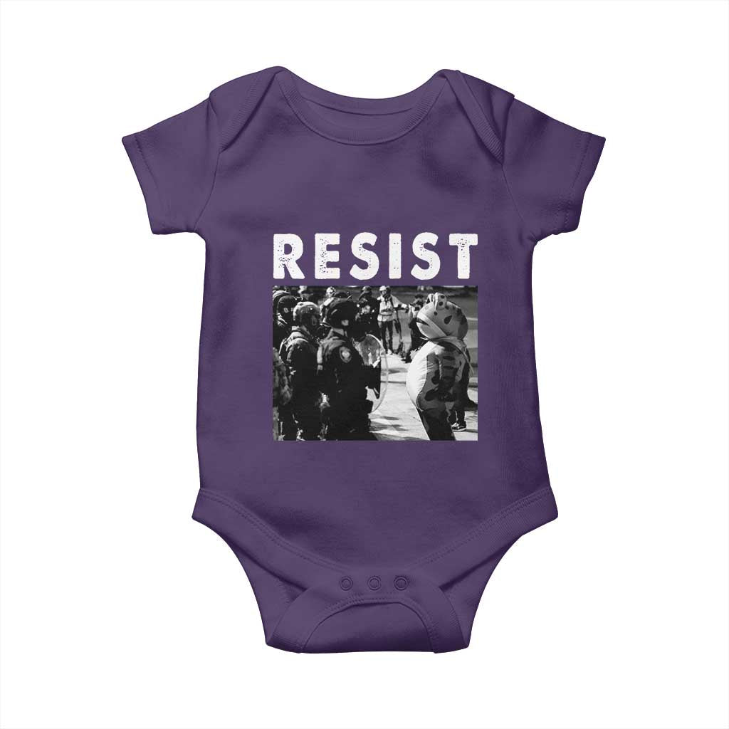 Portland Resist Frog Baby Onesie Oregon Iconic Frogs Photo Protest Moment - Wonder Print Shop