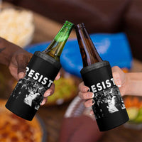 Portland Resist Frog 4 in 1 Can Cooler Tumbler Oregon Iconic Frogs Photo Protest Moment - Wonder Print Shop