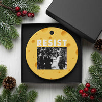 Portland Resist Frog Ceramic Ornament Oregon Iconic Frogs Photo Protest Moment - Wonder Print Shop