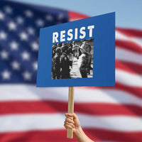 Portland Resist Frog Protest Sign Oregon Iconic Frogs Photo Protest Moment - Wonder Print Shop