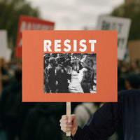 Portland Resist Frog Protest Sign Oregon Iconic Frogs Photo Protest Moment - Wonder Print Shop