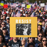 Portland Resist Frog Protest Sign Oregon Iconic Frogs Photo Protest Moment - Wonder Print Shop