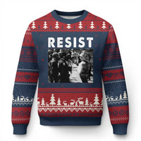 Portland Resist Frog Ugly Christmas Sweater Oregon Iconic Frogs Photo Protest Moment - Wonder Print Shop