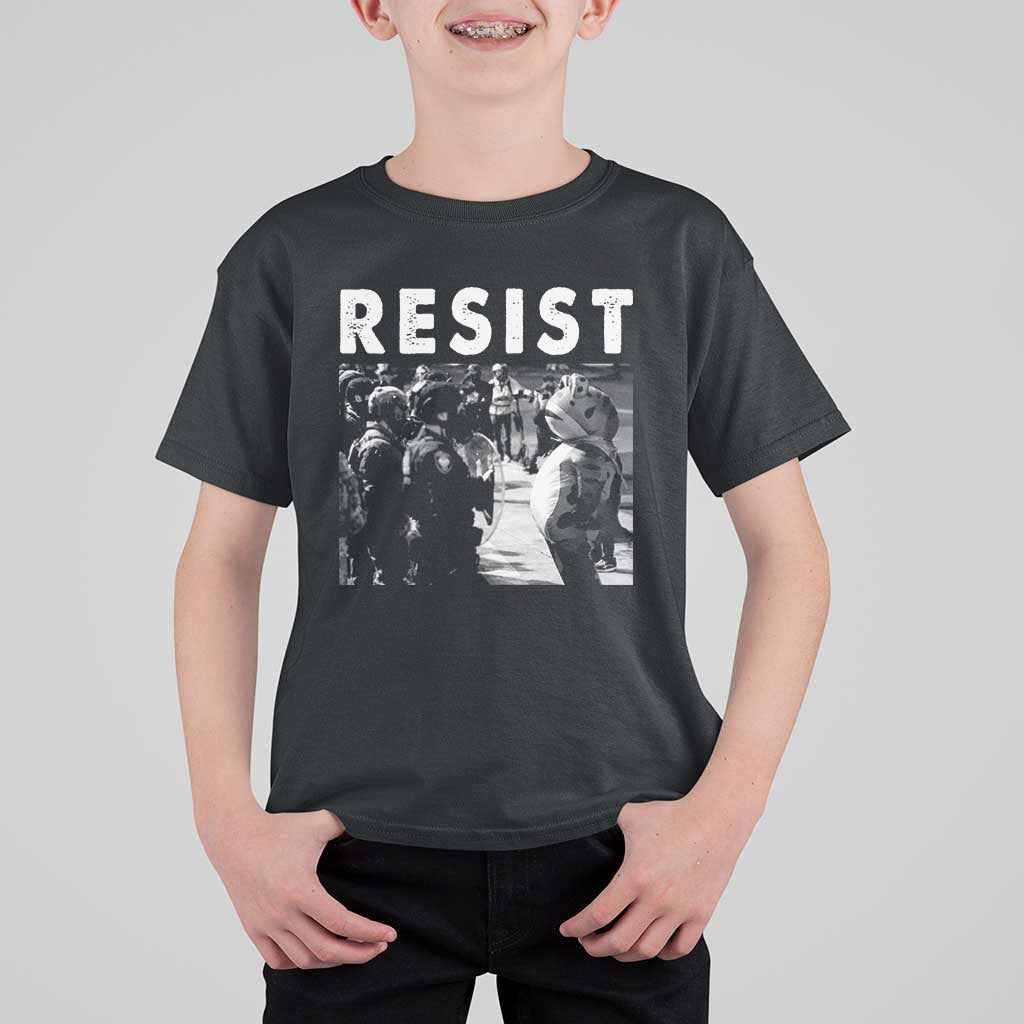 Portland Resist Frog T Shirt For Kid Oregon Iconic Frogs Photo Protest Moment - Wonder Print Shop