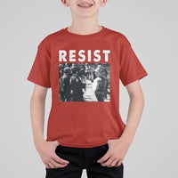 Portland Resist Frog T Shirt For Kid Oregon Iconic Frogs Photo Protest Moment - Wonder Print Shop