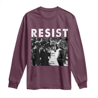 Portland Resist Frog Long Sleeve Shirt Oregon Iconic Frogs Photo Protest Moment - Wonder Print Shop