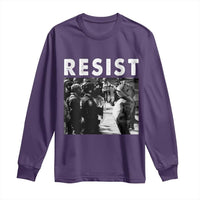 Portland Resist Frog Long Sleeve Shirt Oregon Iconic Frogs Photo Protest Moment - Wonder Print Shop