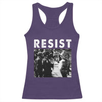 Portland Resist Frog Racerback Tank Top Oregon Iconic Frogs Photo Protest Moment - Wonder Print Shop