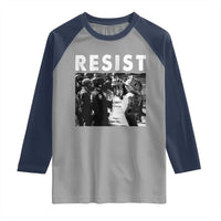 Portland Resist Frog Raglan Shirt Oregon Iconic Frogs Photo Protest Moment - Wonder Print Shop