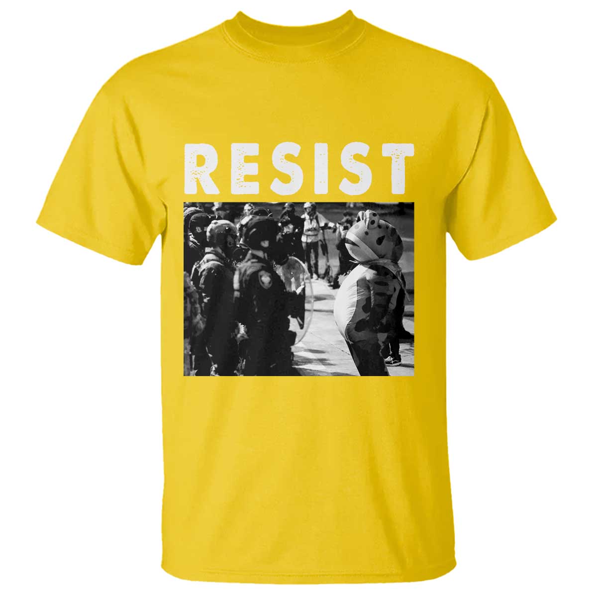 Portland Resist Frog T Shirt Oregon Iconic Frogs Photo Protest Moment - Wonder Print Shop