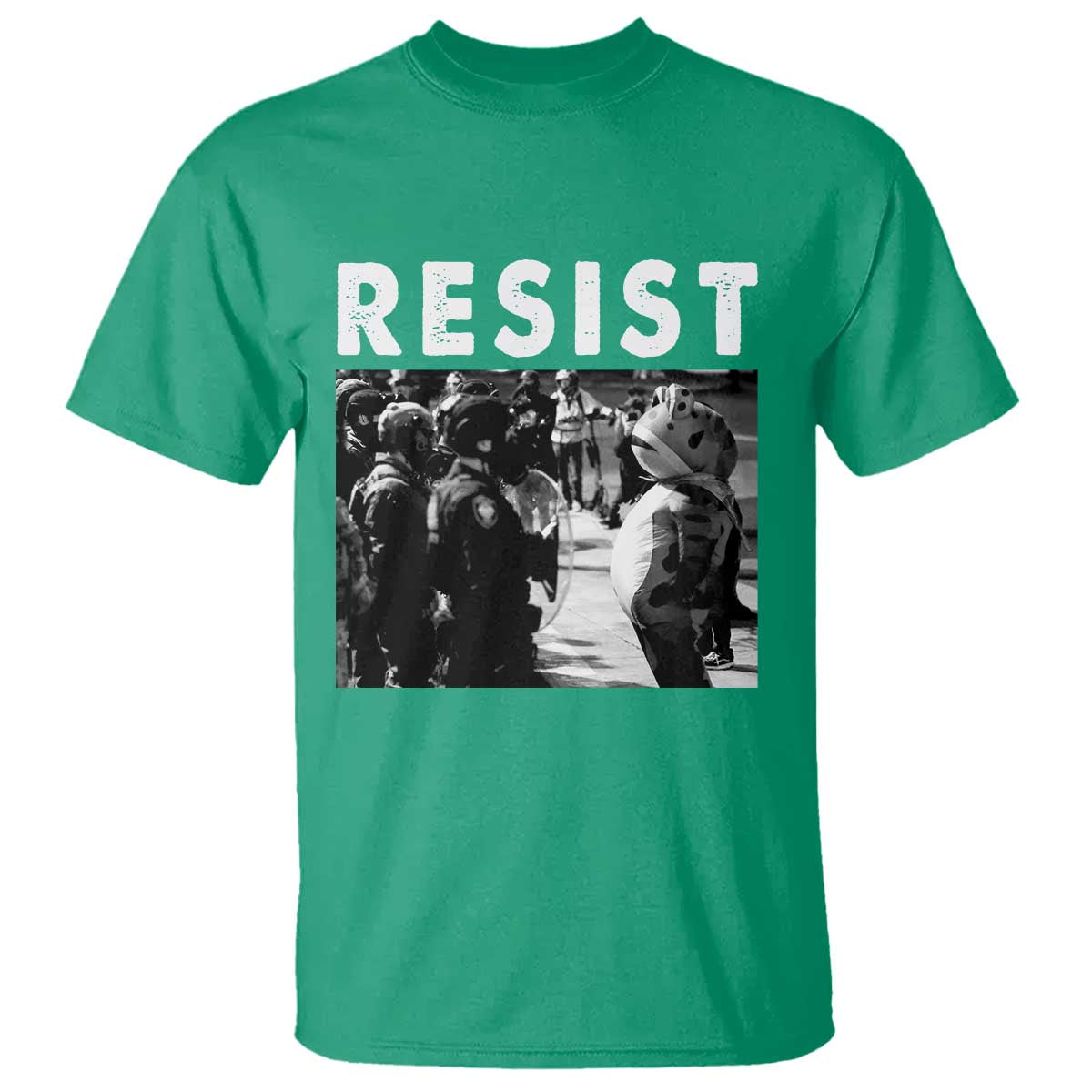 Portland Resist Frog T Shirt Oregon Iconic Frogs Photo Protest Moment - Wonder Print Shop