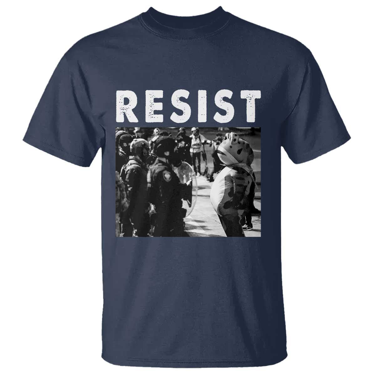 Portland Resist Frog T Shirt Oregon Iconic Frogs Photo Protest Moment - Wonder Print Shop